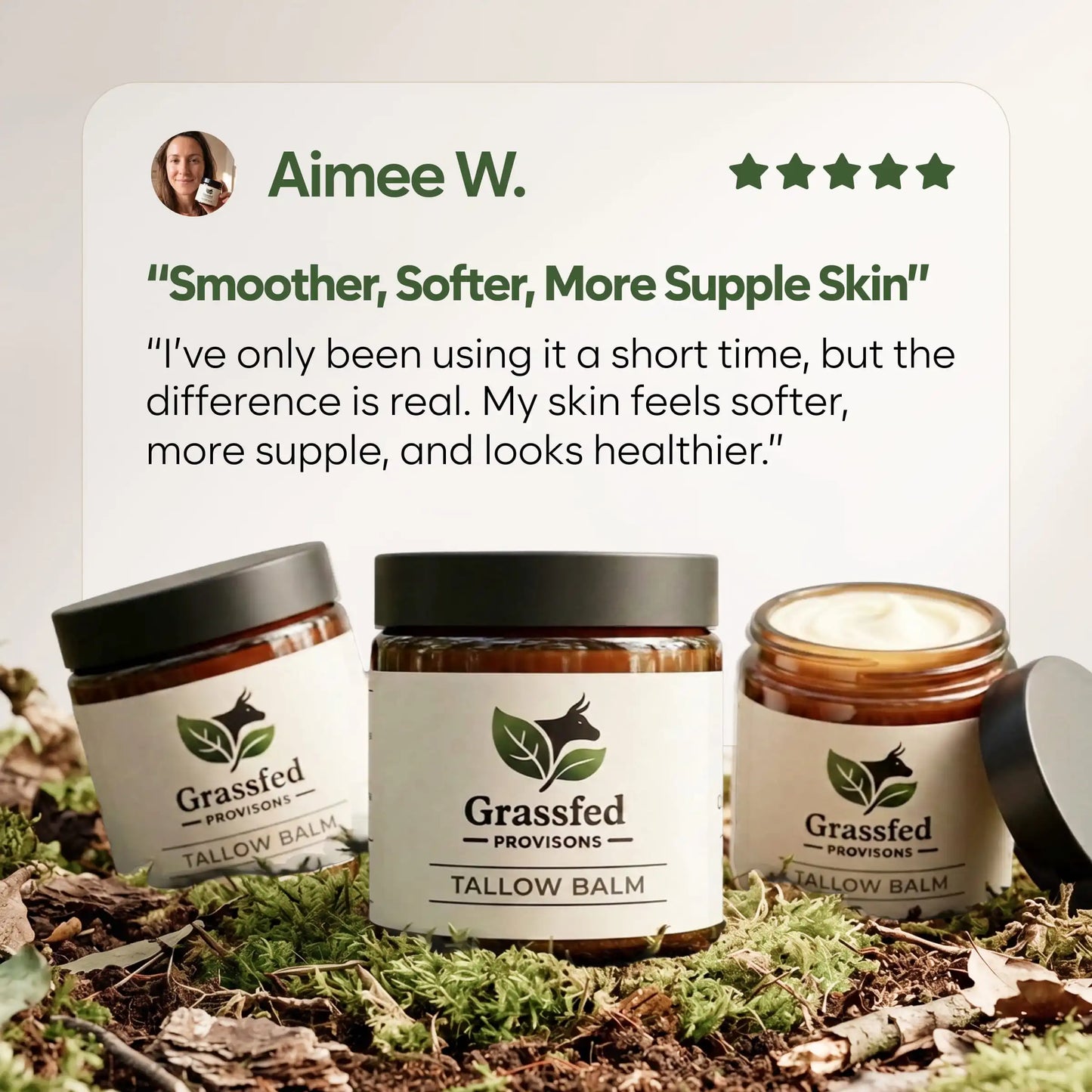 Grass Fed Tallow Balm