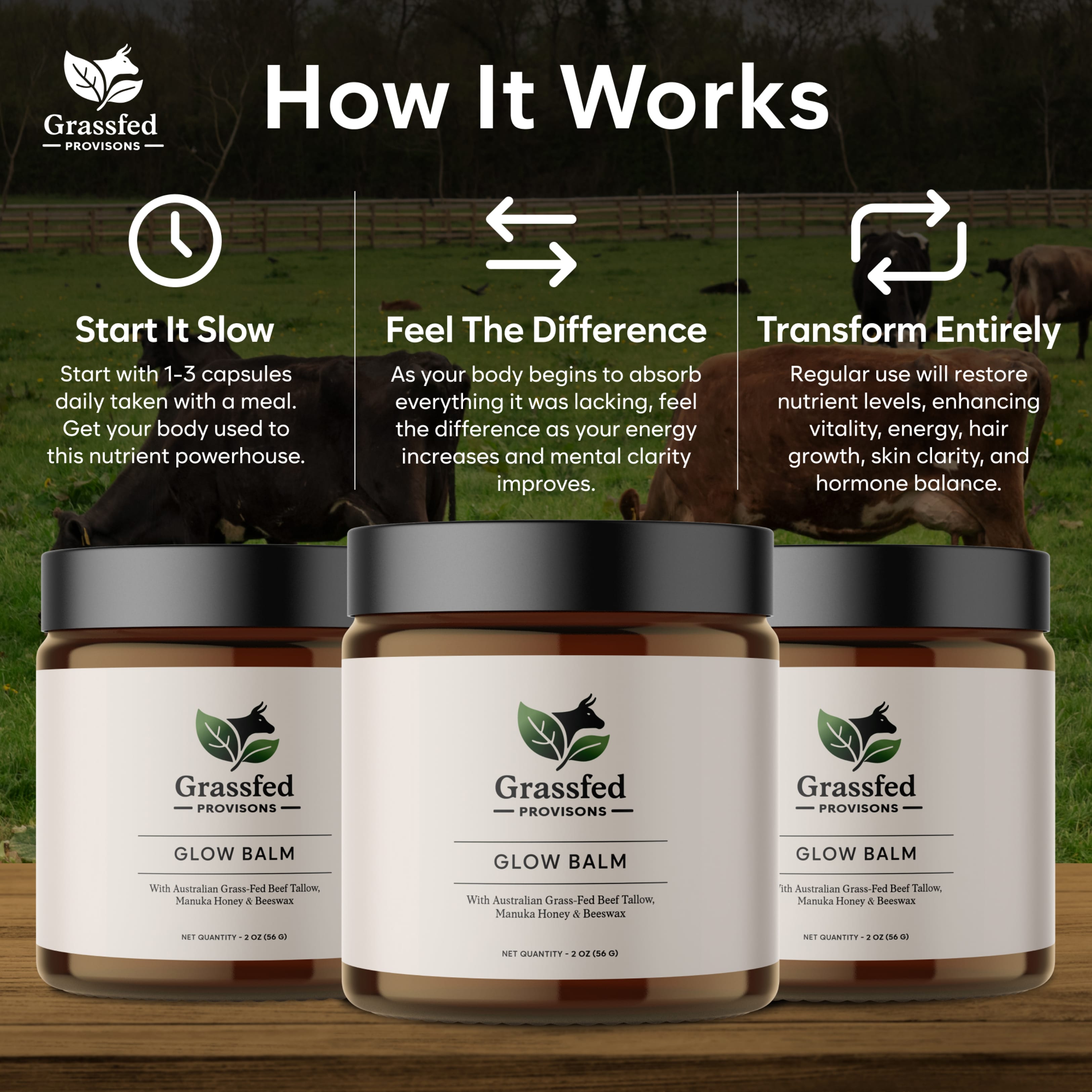 Grass Fed Tallow Balm