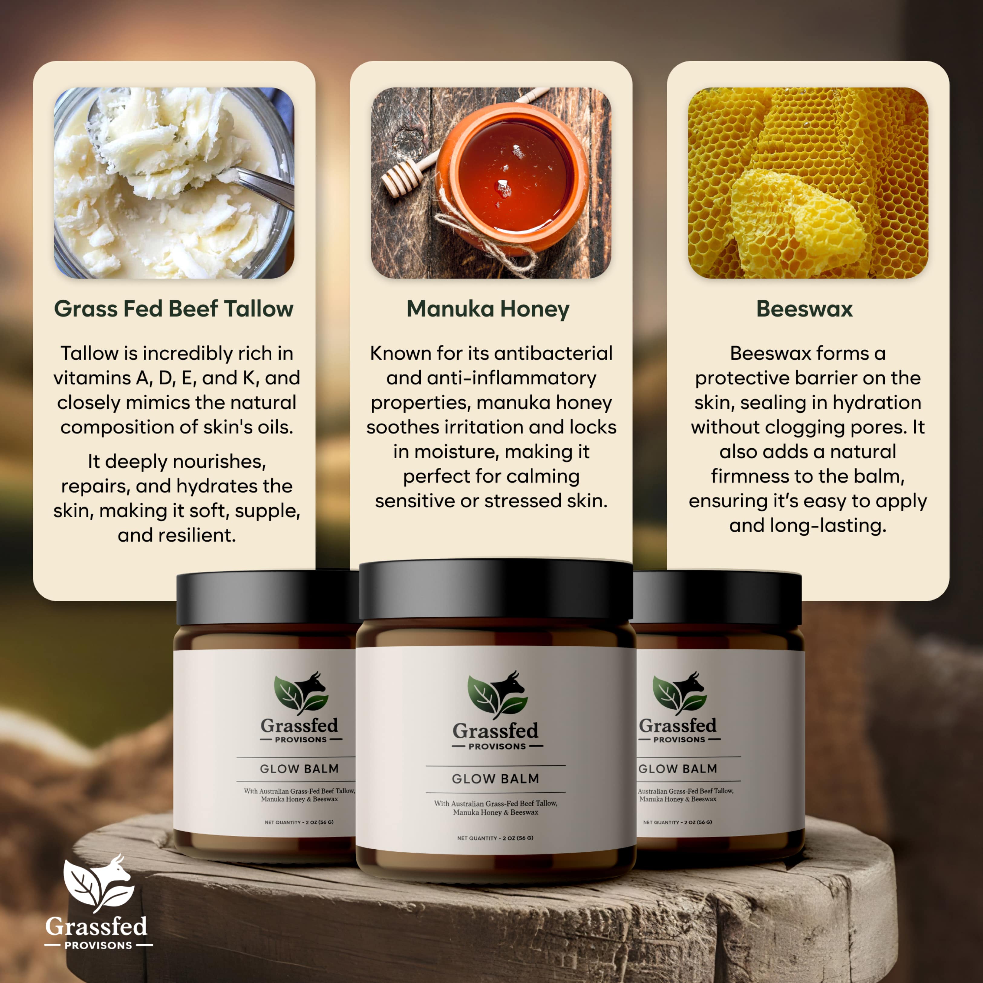 Grass Fed Tallow Balm