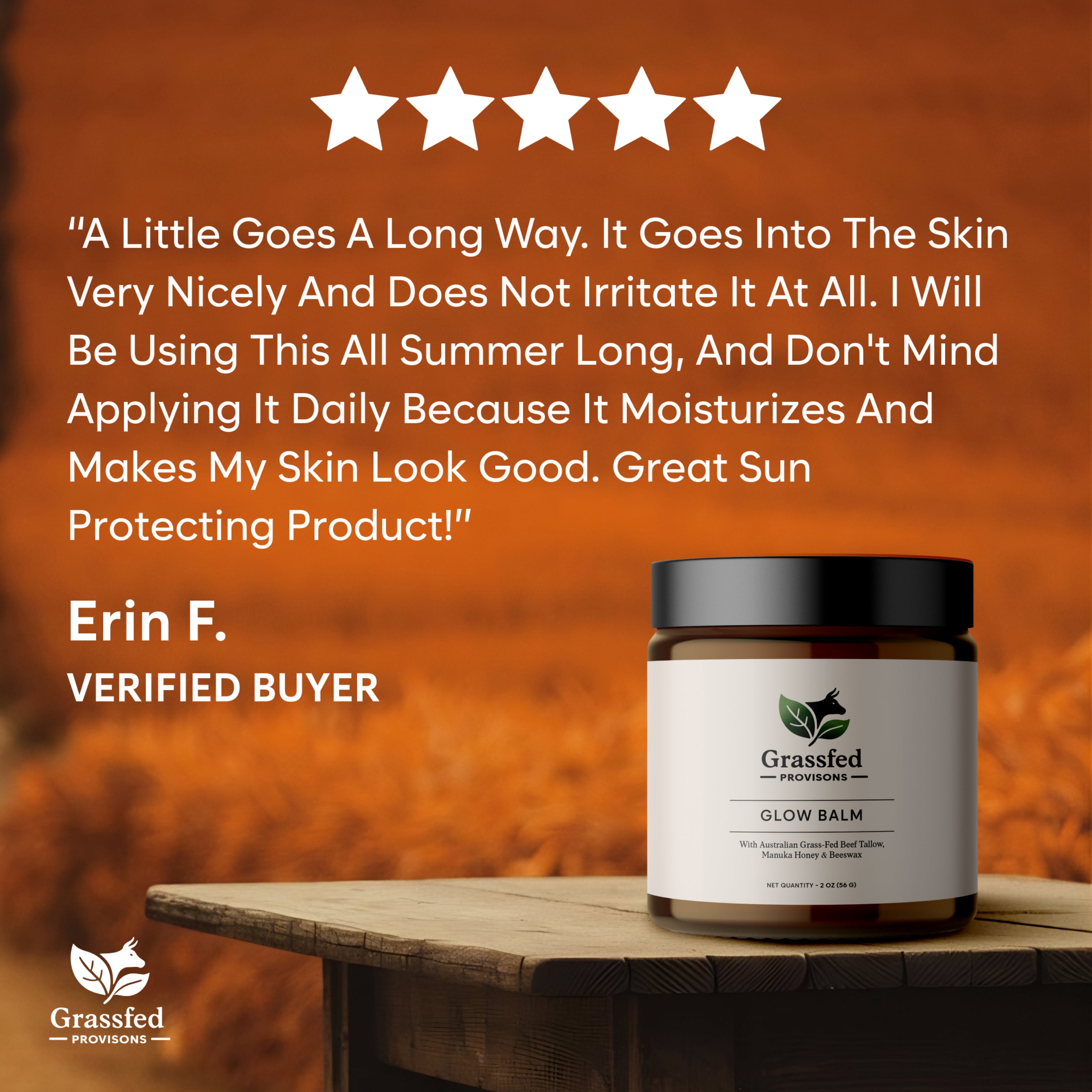 Grass Fed Tallow Balm